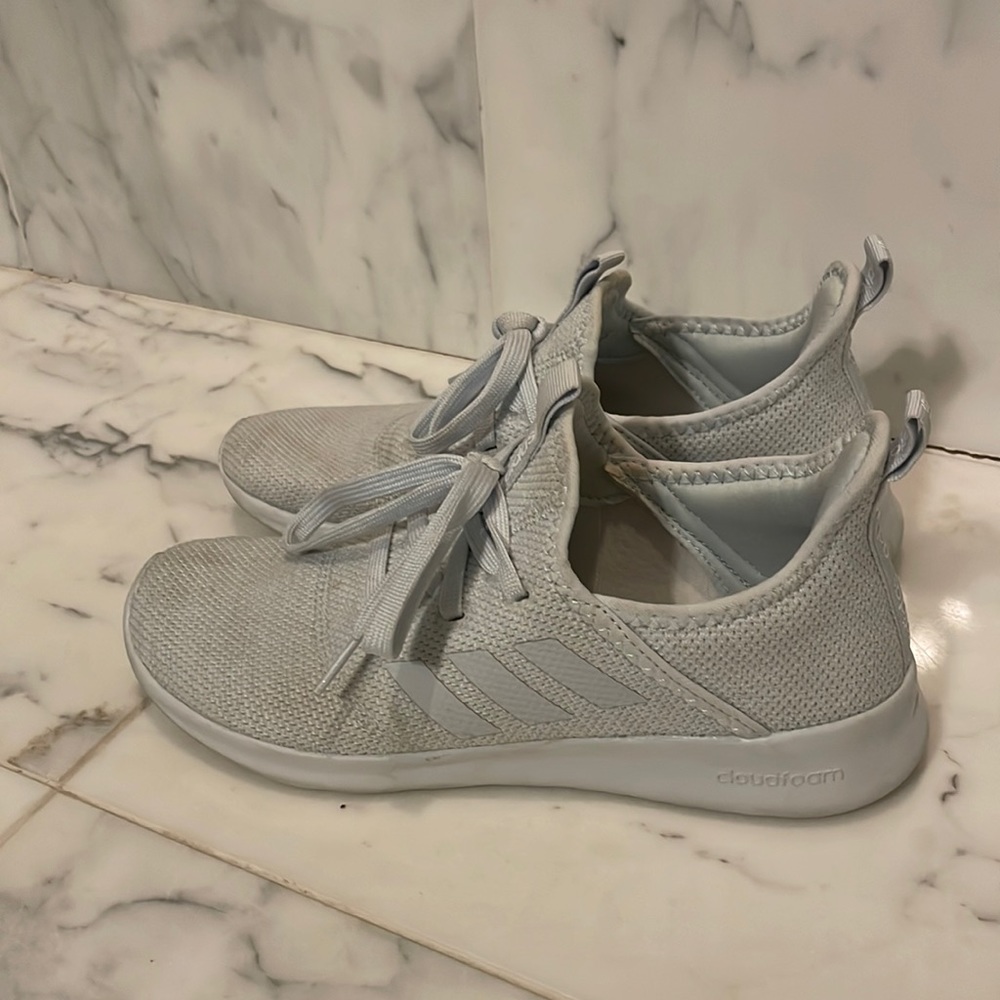 White adidas sneakers